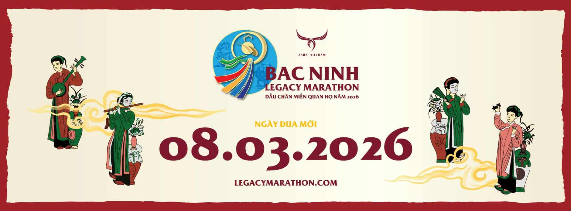 Bắc Ninh Legacy Marathon - Dấu chân Miền Quan họ 2026